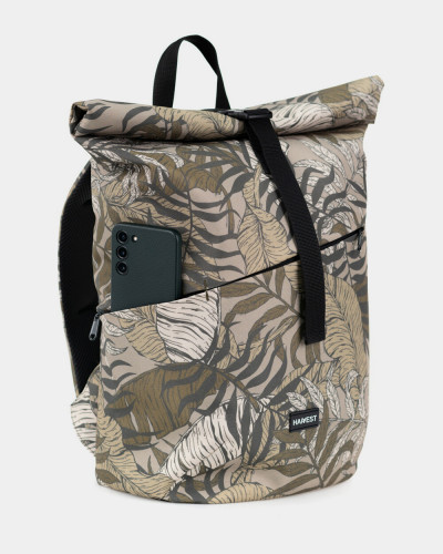 "BASIC ROLLTOP" PRINT TROPICAL KHAKI