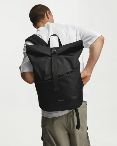 "BASIC ROLLTOP" POLYESTER, SCHWARZ