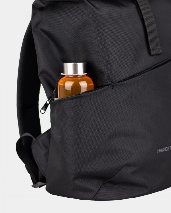 "BASIC ROLLTOP" POLYESTER, SCHWARZ