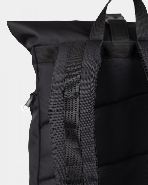 "BASIC ROLLTOP" POLYESTER, SCHWARZ
