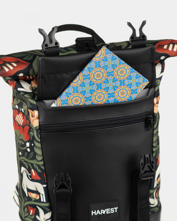 "AVIAROLLTOP MINI 02" PRINT FLORA UND FAUNA
