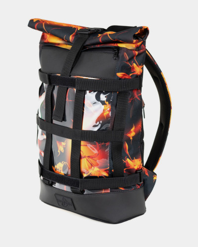 „MESH 1” PRINT FIRE LILY (z wyjmowaną siateczką)