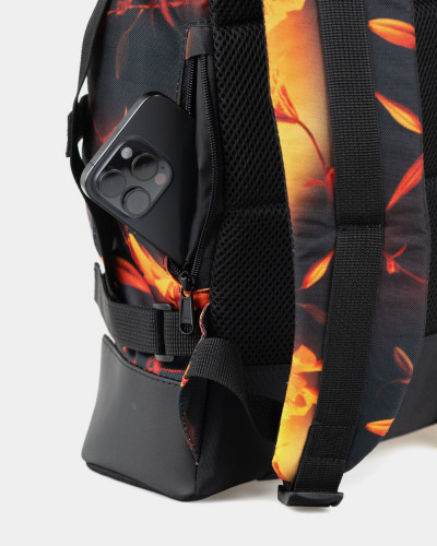 „MESH 1” PRINT FIRE LILY (z wyjmowaną siateczką)