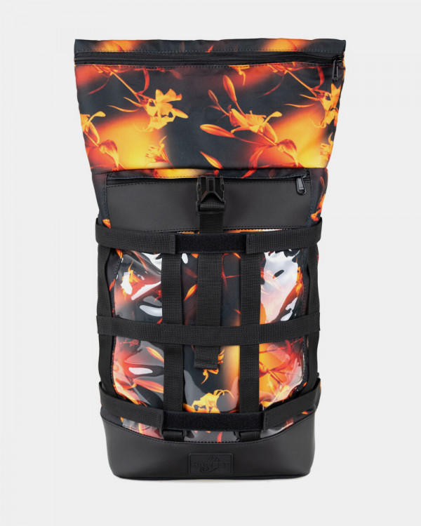 „MESH 1” PRINT FIRE LILY (z wyjmowaną siateczką)