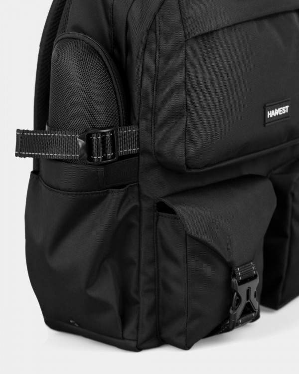 "BONNIE" POLYESTER, BLACK