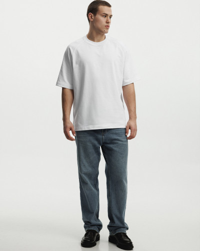 T-SHIRT "HEAVY WEIGHT" WEISS
