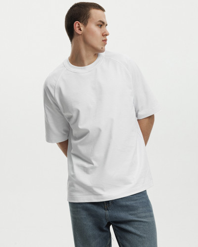 T-SHIRT "HEAVY WEIGHT" WEISS