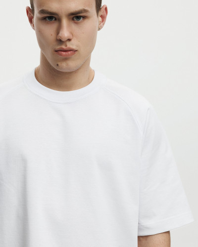 T-SHIRT "HEAVY WEIGHT" WEISS