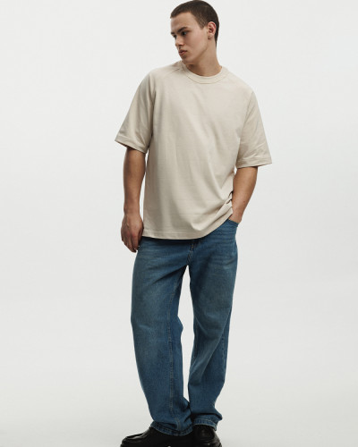 T-SHIRT "HEAVY WEIGHT" BEIGE