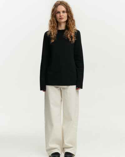 LONGSLEEVE "HEAVY WEIGHT", SCHWARZ