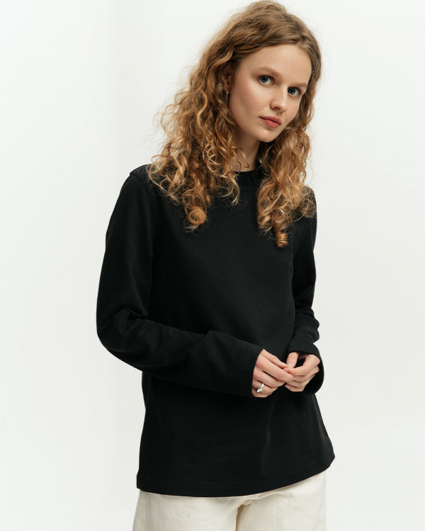LONGSLEEVE "HEAVY WEIGHT", SCHWARZ