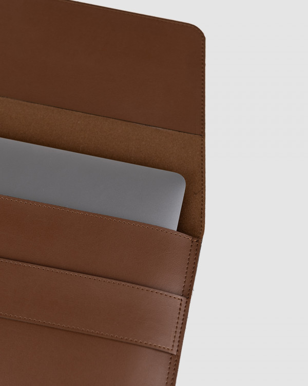 "LAPTOP CASE" CARAMEL