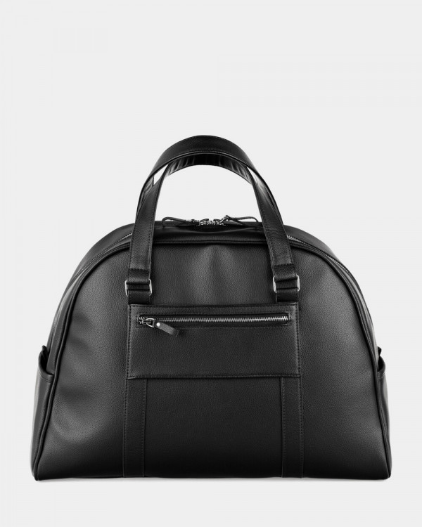 "AUSTIN BAG" ECOLEATHER, BLACK