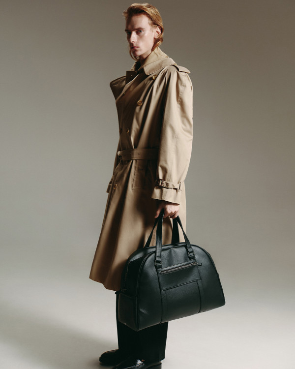 "AUSTIN BAG" ECOLEATHER, BLACK