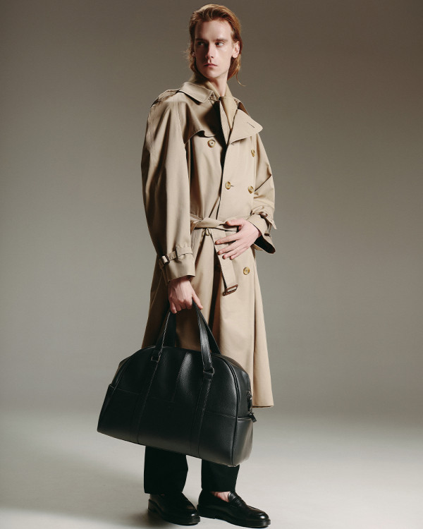 "AUSTIN BAG" ECOLEATHER, BLACK