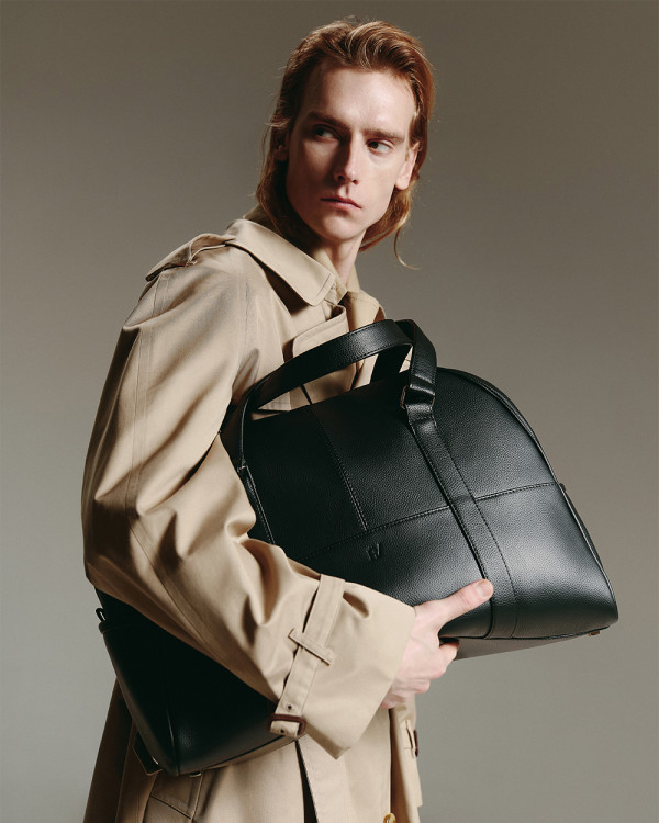 "AUSTIN BAG" ECOLEATHER, BLACK