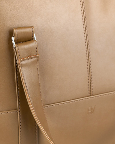 "AUSTIN BAG" ECOLEATHER, BROWN