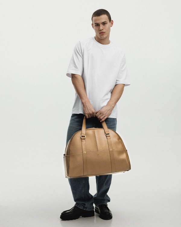 "AUSTIN BAG" ECOLEATHER, BROWN