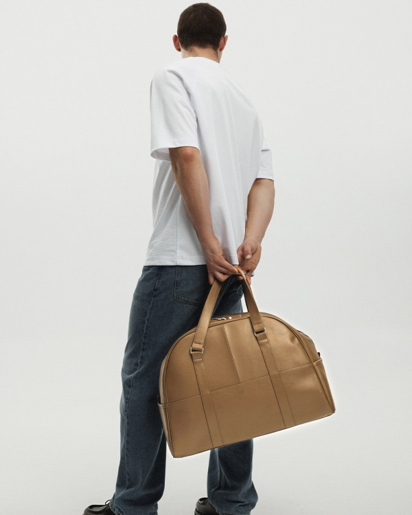 "AUSTIN BAG" ECOLEATHER, BROWN