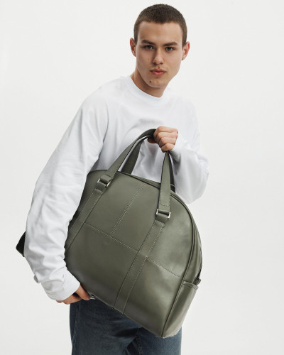 "AUSTIN BAG" ECOLEATHER, KHAKI