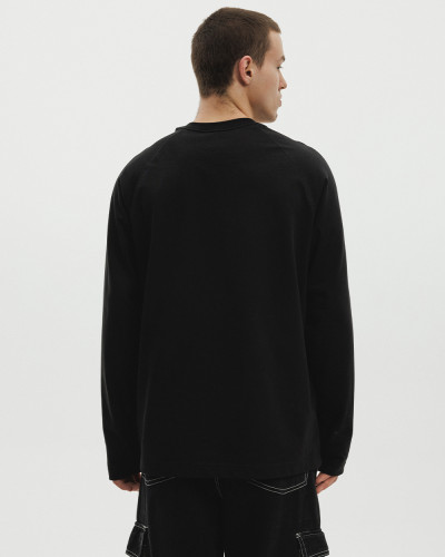 RAGLAN "HEAVY WEIGHT" SCHWARZ