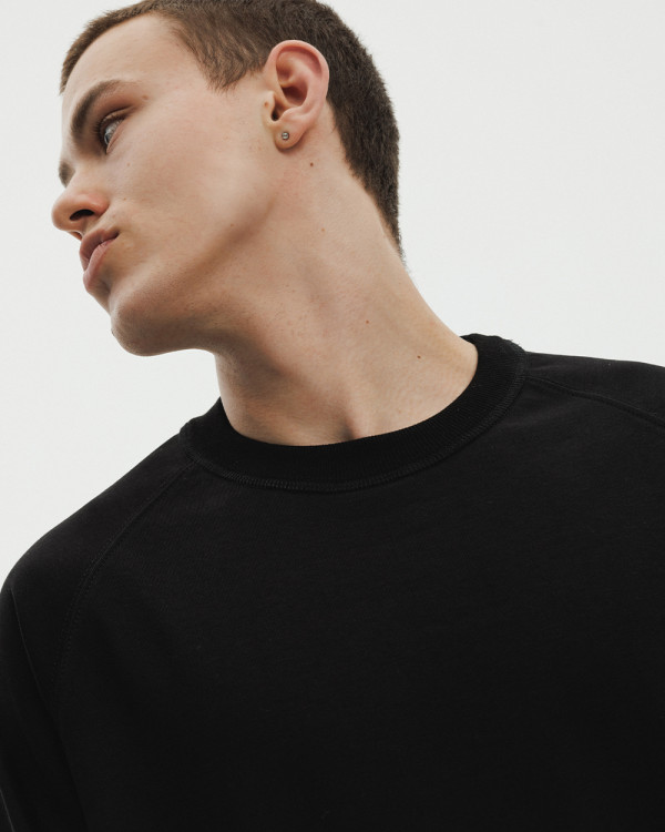 RAGLAN "HEAVY WEIGHT" CZARNY