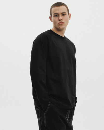 RAGLAN "HEAVY WEIGHT" SCHWARZ