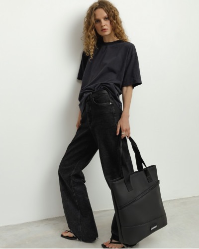 "TRAINING BAG MEDIUM" MATTE,BLACK (32*14*38)