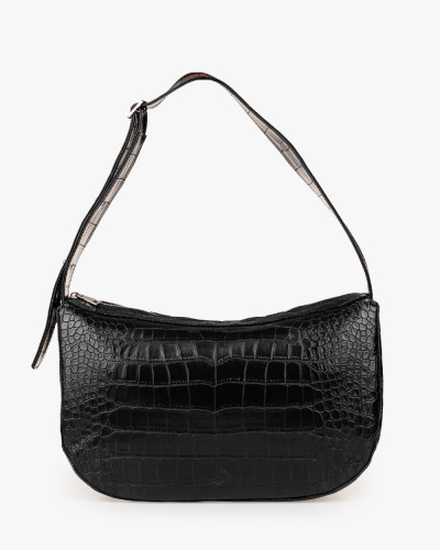 "ANNE" REPTILE, BLACK