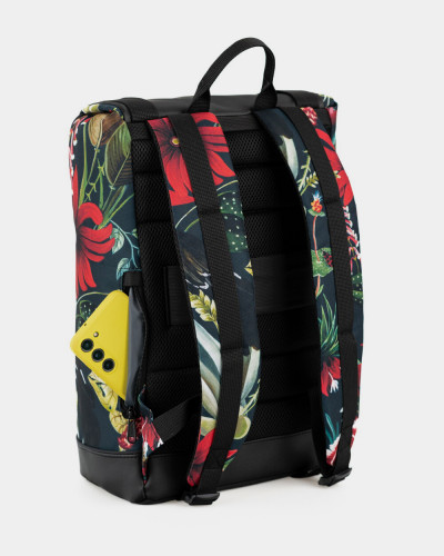 "AVIAPACK" PRINT ORNAMENT FLOWERS