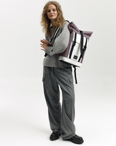 "AVIAROLLTOP" PRINT VIOLET