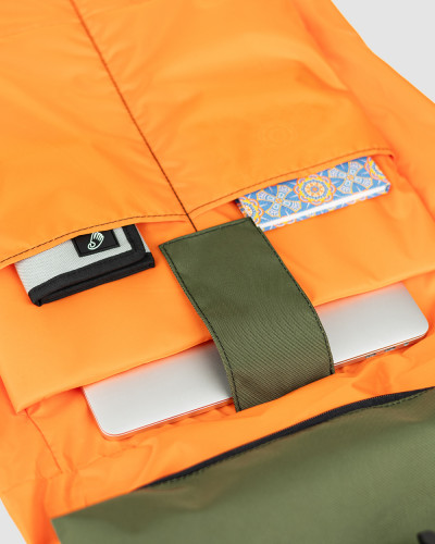 "MESH 1 LARGE" KHAKI (Z WYJMOWANĄ SIATKĄ)