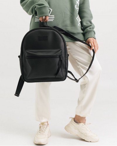 "MINI" + ECO-LEATHER, BLACK