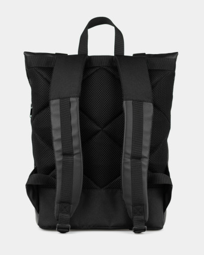 "ROLL 2" ECO LEATHER,BLACK