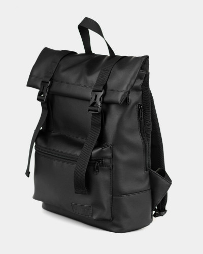 "ROLL 2" ECO LEATHER,BLACK
