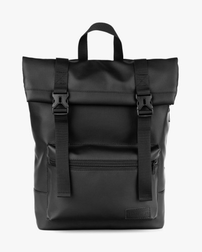 "ROLL 2" ECO LEATHER,BLACK