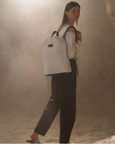 "MINIMAL" ECO-LEATHER, WHITE