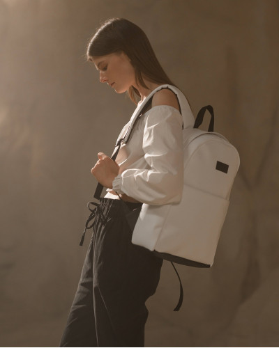 "MINIMAL" ECO-LEATHER, WHITE