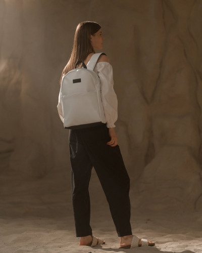 "MINIMAL" ECO-LEATHER, WHITE