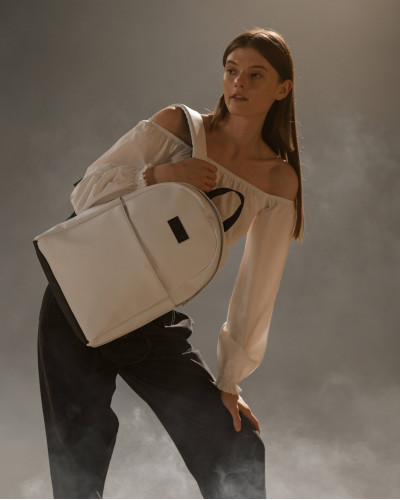 "MINIMAL" ECO-LEATHER, WHITE