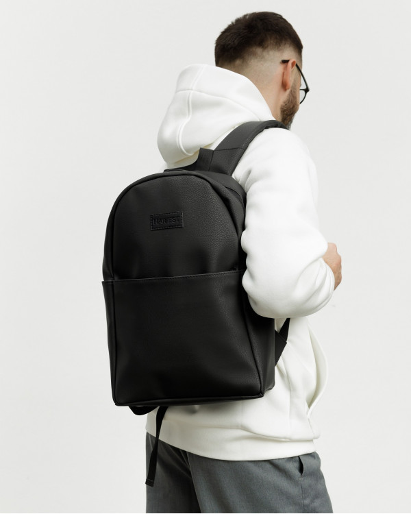 "MINIMAL" ÖKO-LEDER, SCHWARZ