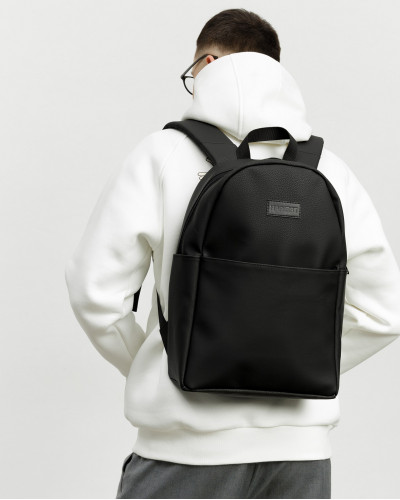 "MINIMAL" ÖKO-LEDER, SCHWARZ