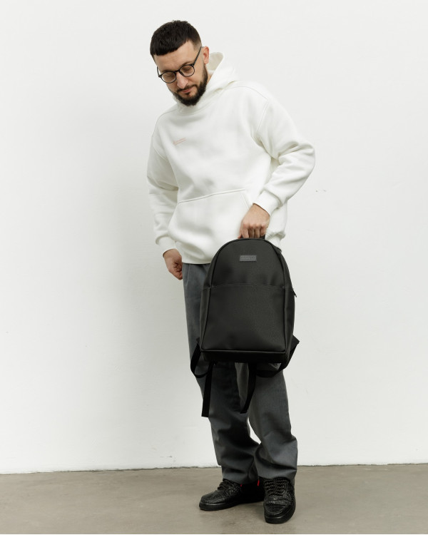 "MINIMAL" ÖKO-LEDER, SCHWARZ