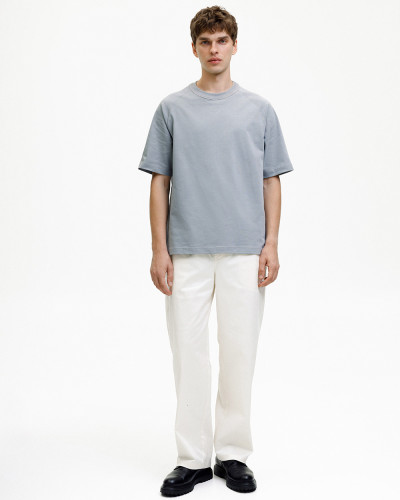 HERREN T-SHIRT "HEAVY WEIGHT" GRAU